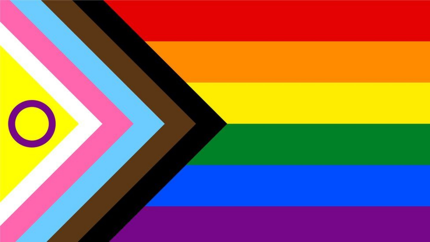 the progress pride flag